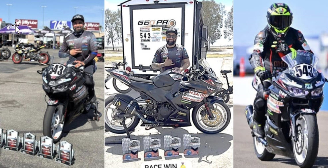 From India to California — M. Sai Deep’s relentless passion for speed and excellence earns him Top-3 titles in three racing classes at CRA 2025.